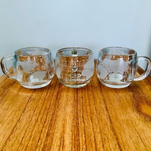 Vintage Nestle Nescafé Global Coffee Mugs - Set of 3